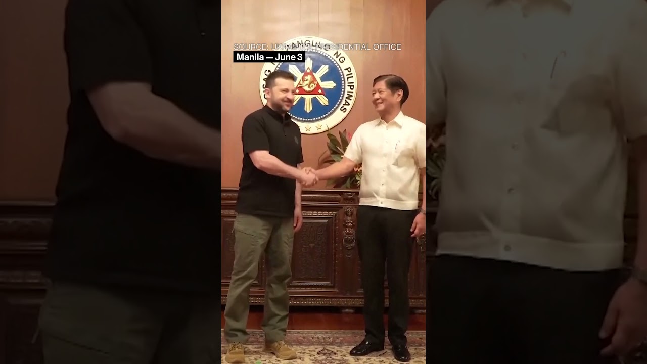 Zelensky Meets Philippines President in Manila 🇵🇭
