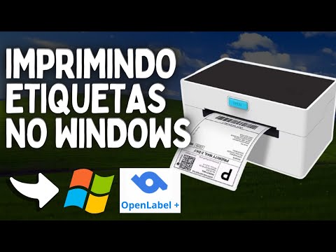 Como Personalizar Etiquetas Adesivas no Windows OpenLabel +