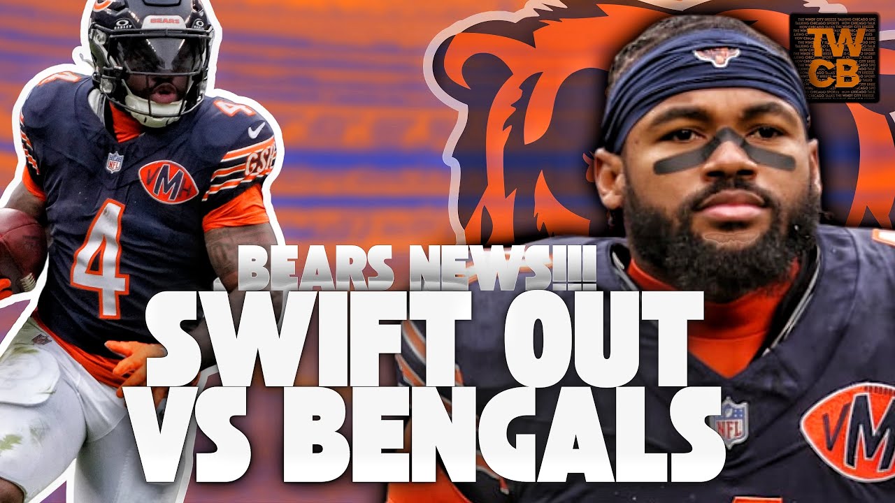 Chicago Bears Update: D’Andre Swift Out for Week vs Bengals 🏈