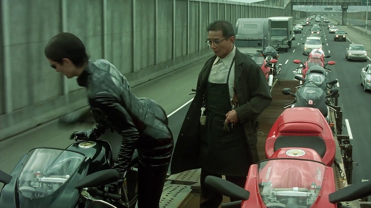 The Chase: Trinity & Morpheus vs Twins | Matrix Reloaded