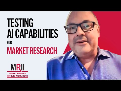 Testing AI Capabilities for Market Research