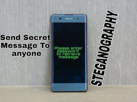 STEGANOGRAPHY IN ANDROID | SEND SECRET MESSAGE USING ANDROID