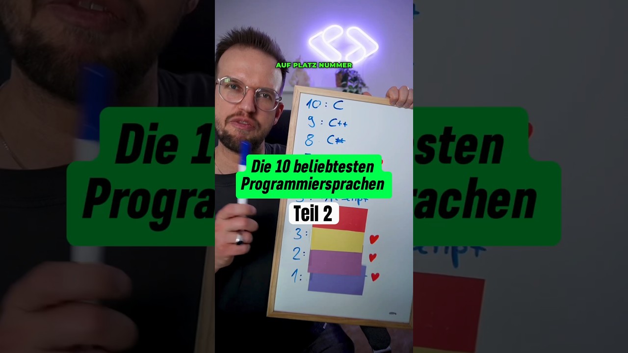 Die 10 beliebtesten Programmiersprachen