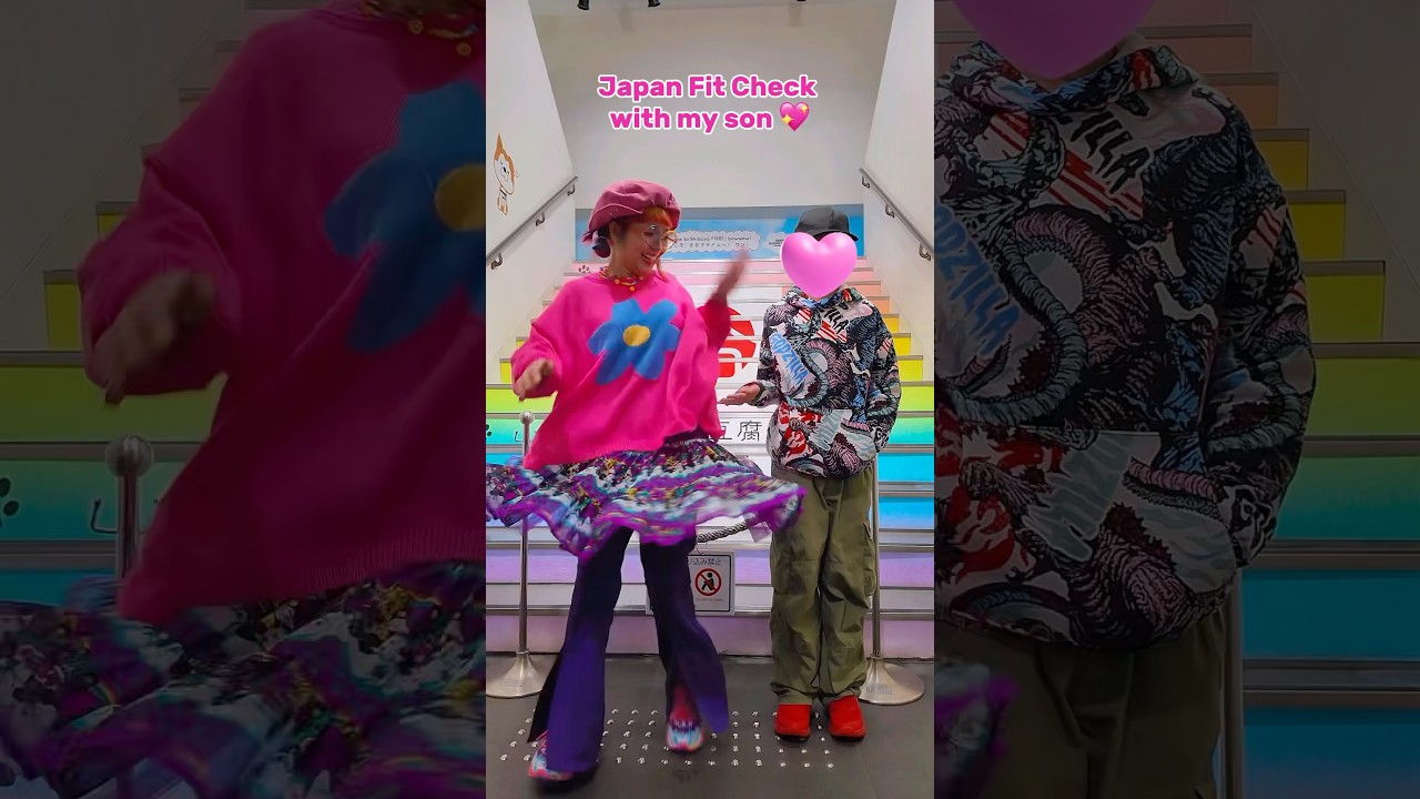 Heartwarming Moments: Colorful Mom & Her Cool Son 🌟