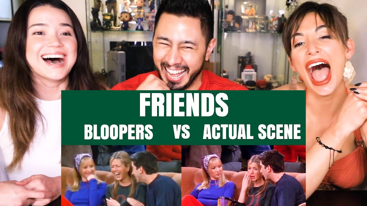 Friends Bloopers vs Actual Scenes π¬ | Jaby Koay Reaction