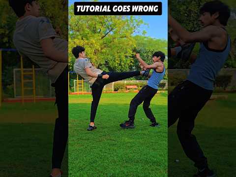 Training funny movement 😁 #martialarts #kick #muaythai #fun #training #tricks #youtubeshorts #shorts