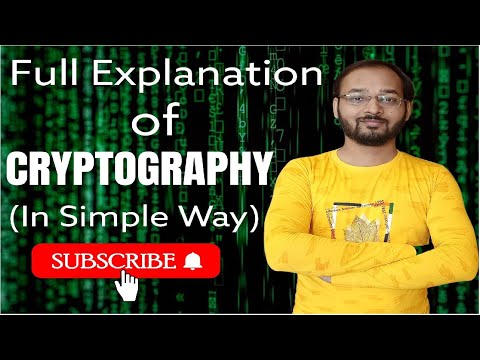 CRYPTOGRAPHY in Computer Networking | (In Hindi) | & its Types |