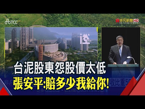水泥業不減碳無法活!台泥目標2025水泥營收降至50%以下  配息0.5元股東怨太少!張安平霸氣:10年賠多少我給你｜非凡財經新聞｜20230531