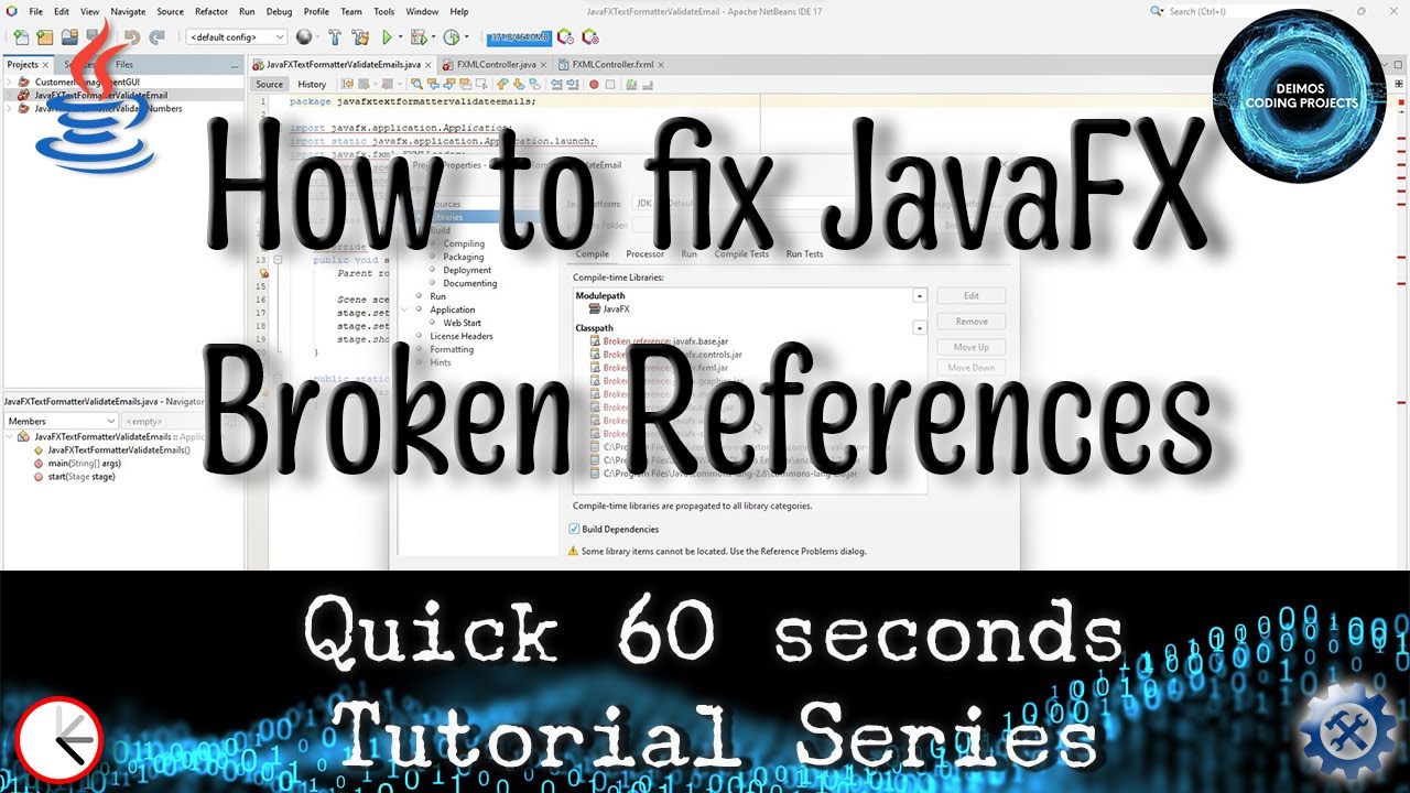 Fix Broken JavaFX References in NetBeans IDE 🛠️