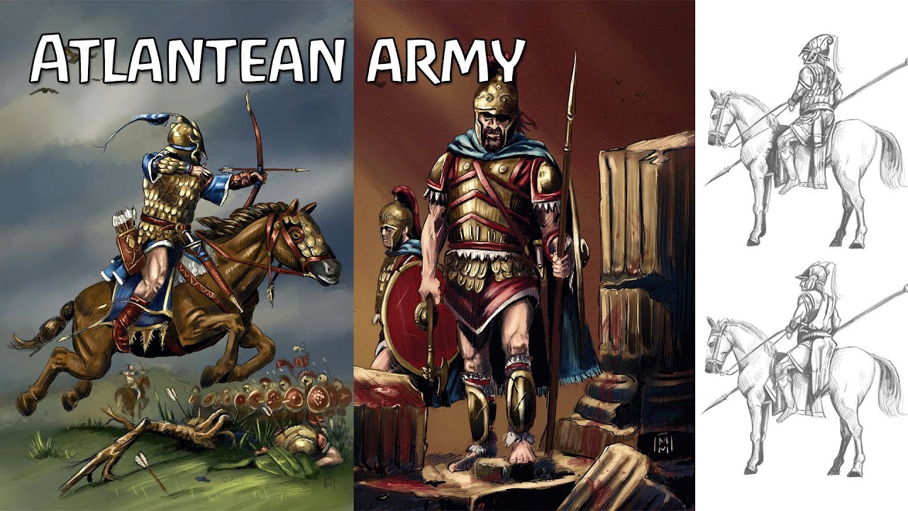 Army of Atlantis: Cavalry & Warrior Design 🐚