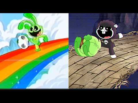 Smiling Critters vs Nightmare Critters (Poppy Playtime Chapter 4 Animation)