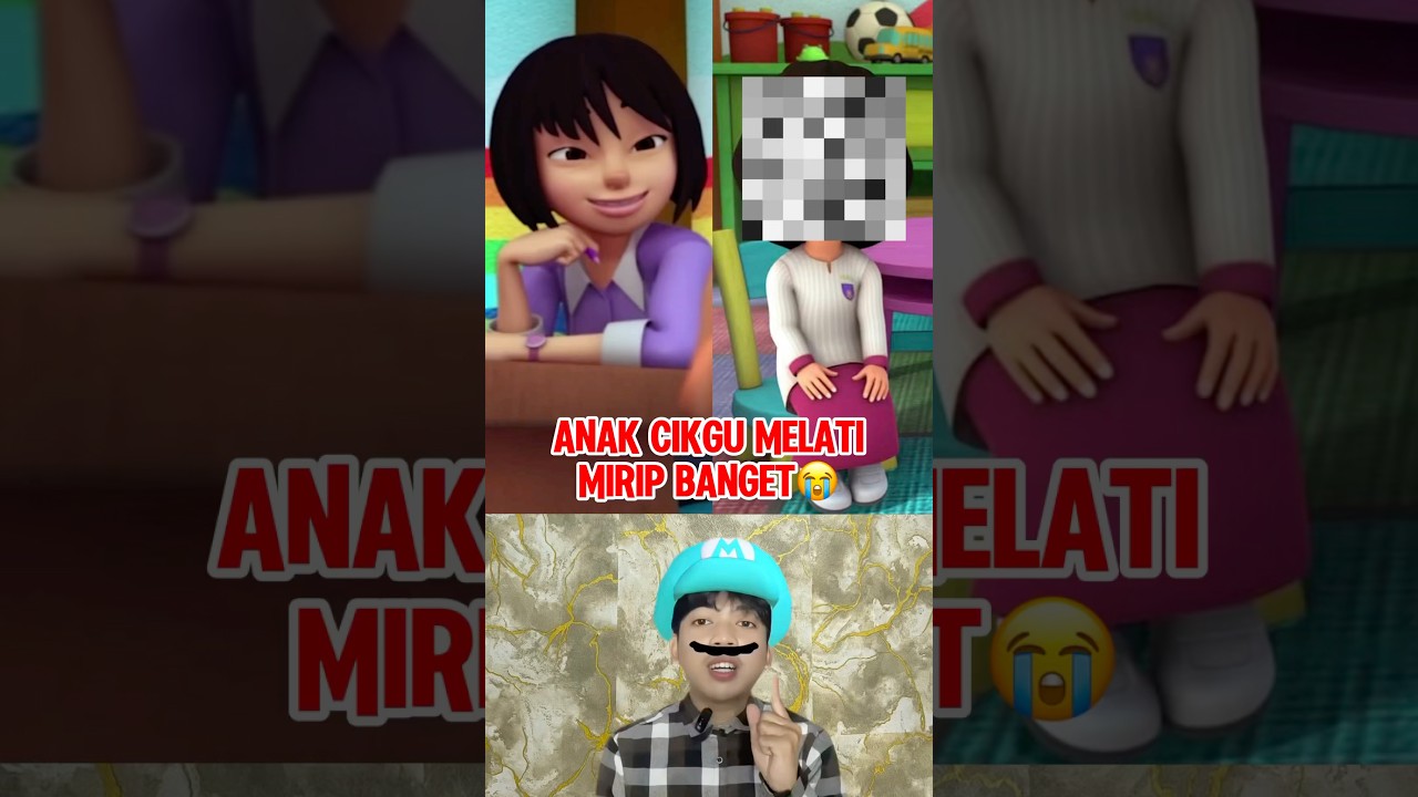 ANAKNYA CIKGU MELATI MIRIP BANGET😭‼️ #shorts #upinipin #animasi #fyp