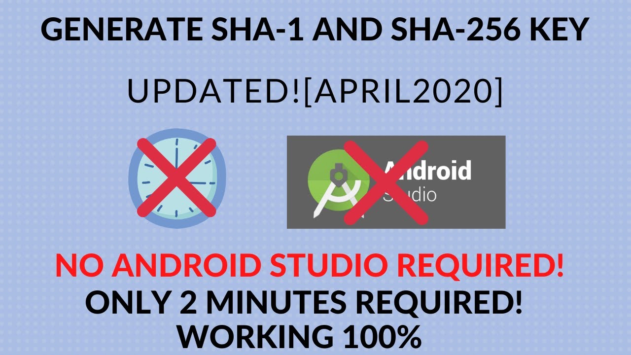 Generate SHA-1 & SHA-256 Keys Without Android Studio in 2 Minutes