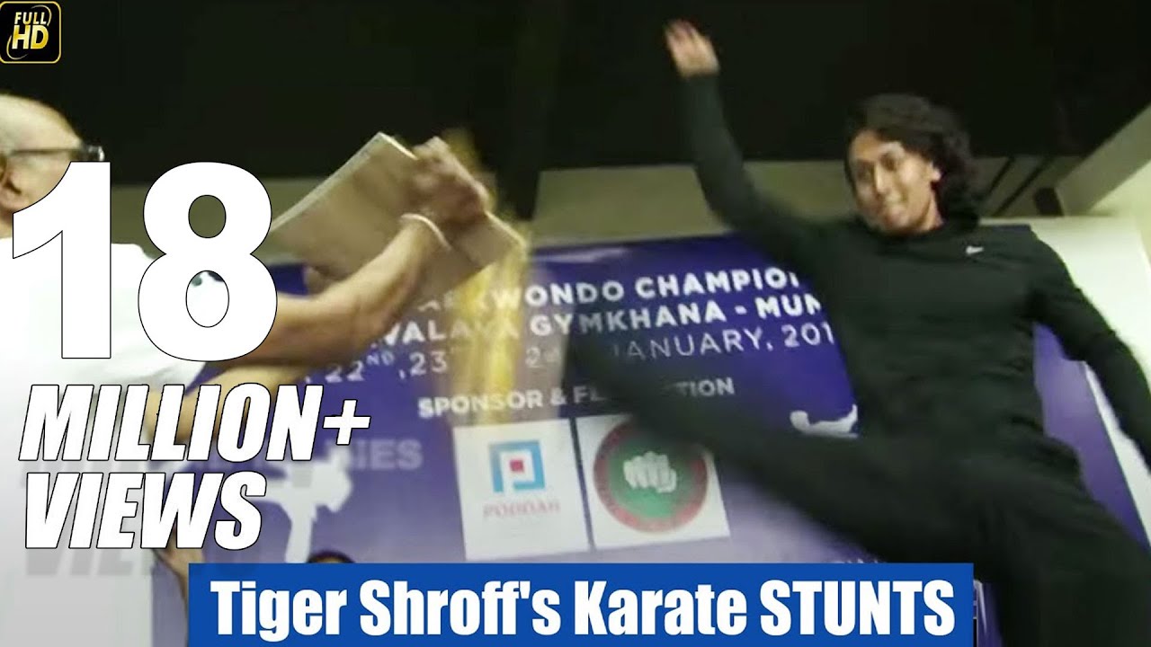 Tiger Shroff's Public Karate Stunt Practice 🥋