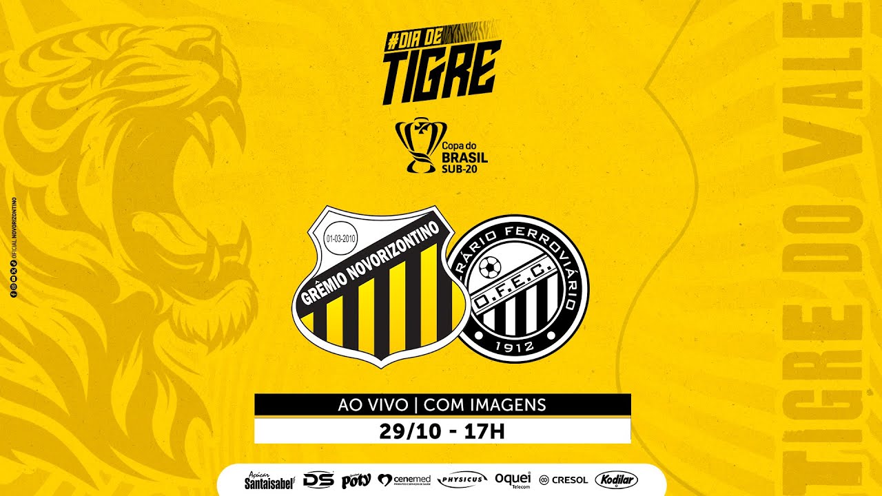 Ao Vivo: Grêmio Novorizontino x Operário Sub-20 na Copa do Brasil ⚽