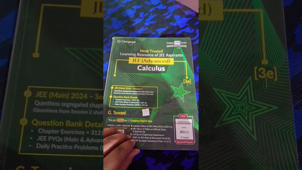 Cengage Calculus: The Best Book for JEE Advanced Used by AIR 1