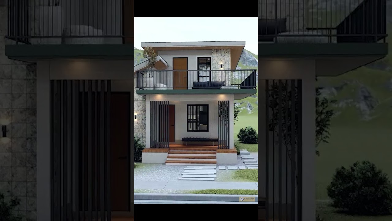 2 Modern 2-Storey House Design 🏡