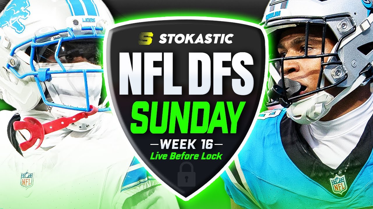 NFL DFS Live Before Lock | Week 16 NFL DFS Picks for DraftKings & FanDuel