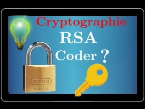 Cryptographie - comment CODER avec le système RSA - arithmétique - Bac S centre étranger 2018