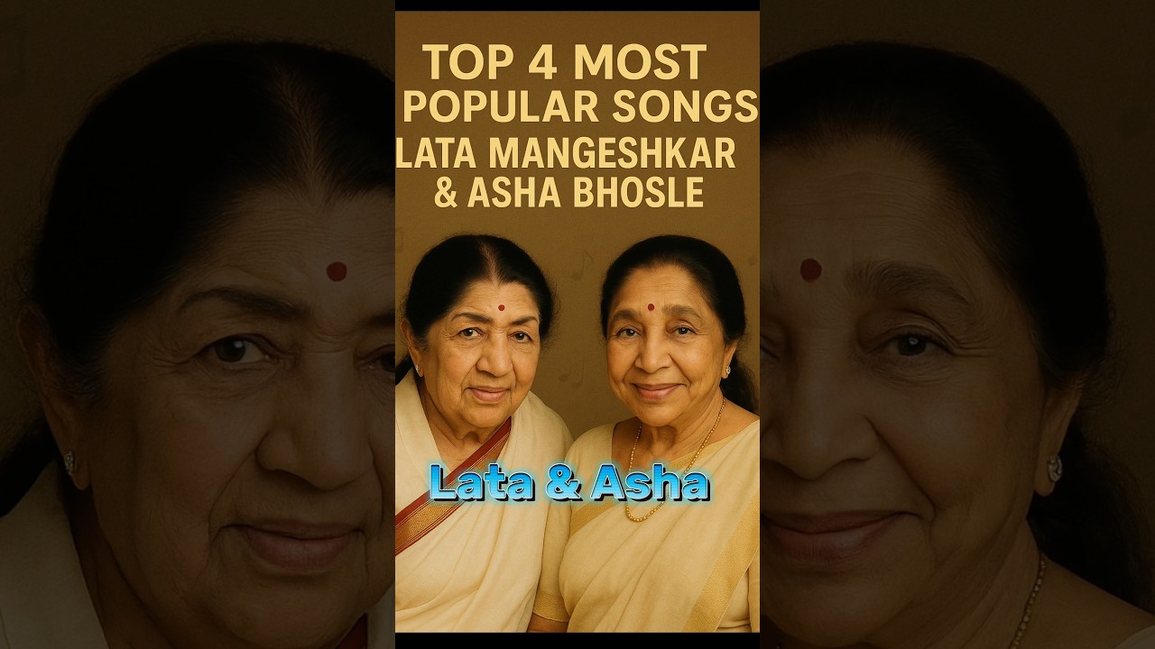 Top 4 Songs of Lata Mangeshkar & Asha Bhosle ๐ถ