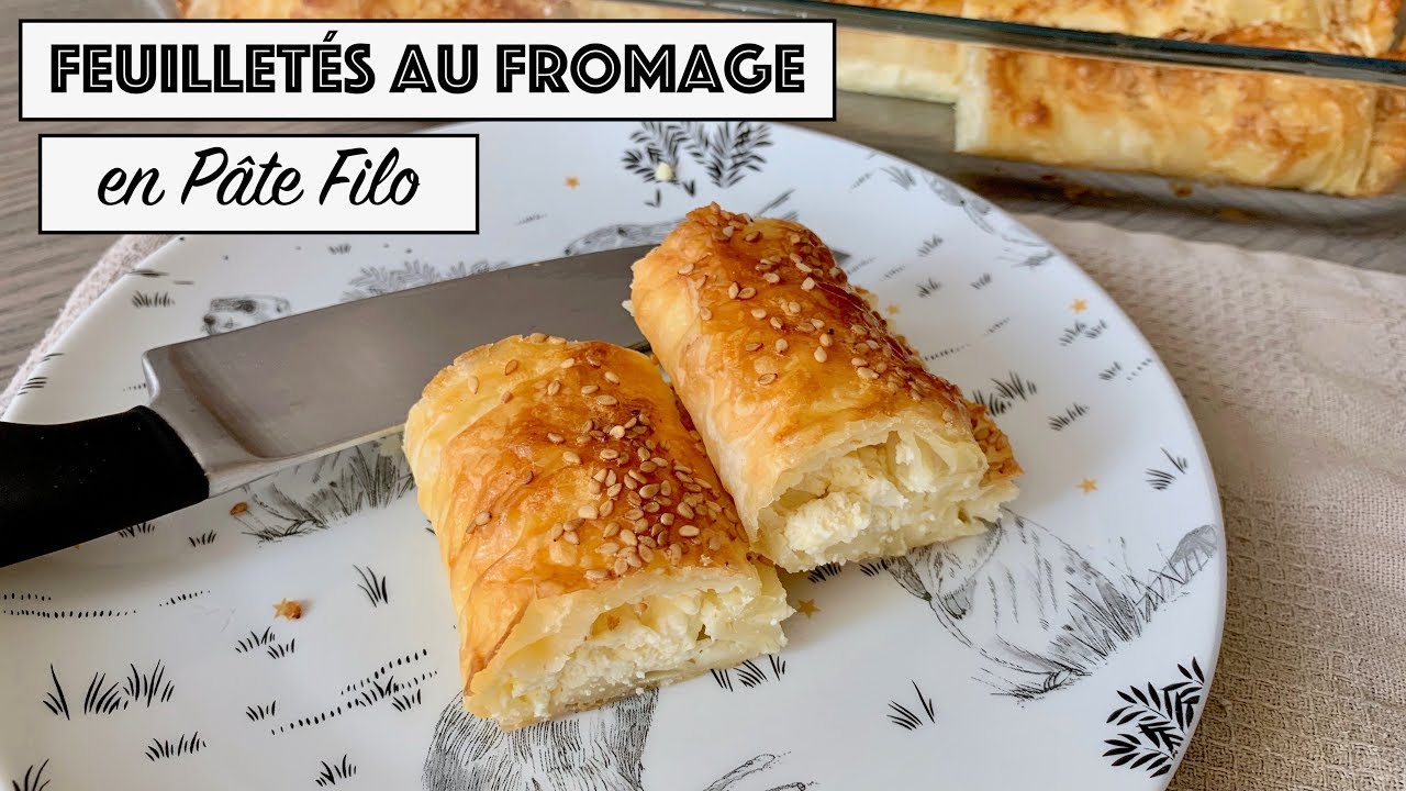 Feuilletés au Fromage Faciles avec Pâte Filo 🧀