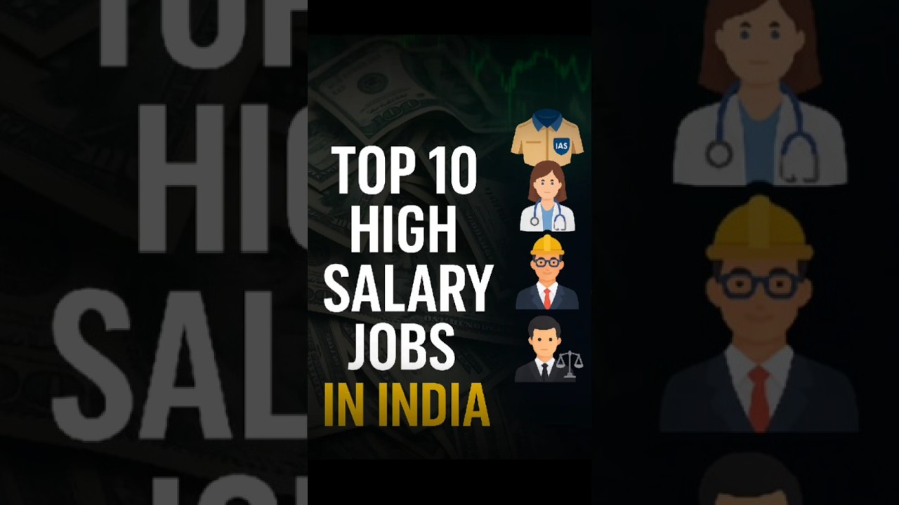 Top 10 High Salary Jobs In India | The Best Paying Jobs 2025
