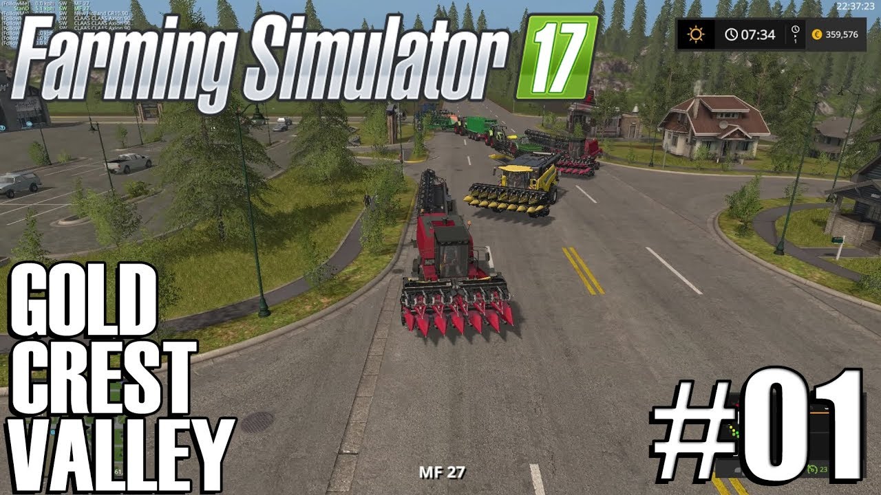 Farming Sim 17: Gold Crest Valley 2.0 Timelapse 🌾