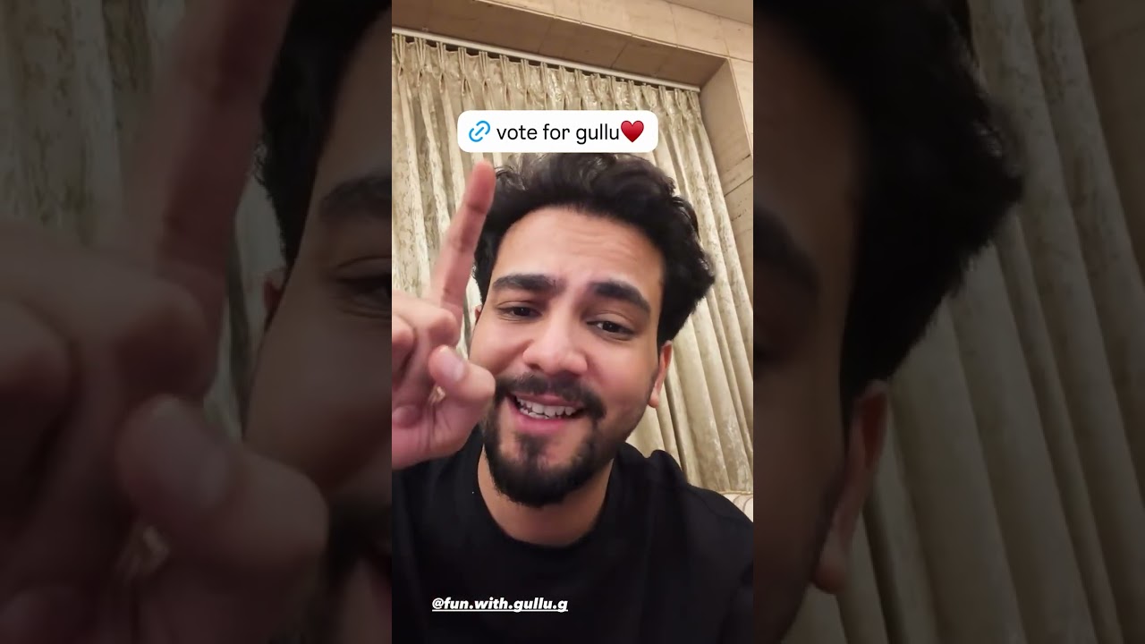 Elvish Bhai's Voting Appeal for Gullu 🫂🔥