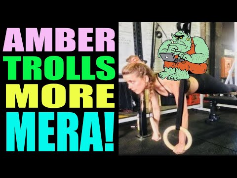 Amber Heard Can't STOP Trolling Mera Preparation!