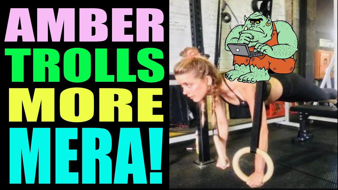 Amber Heard Continues Trolling Mera Prep π¬