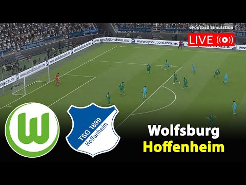 🔴Live- VfL Wolfsburg vs TSG Hoffenheim | Bundesliga 2025/26 | eFootball PES21 Simulation