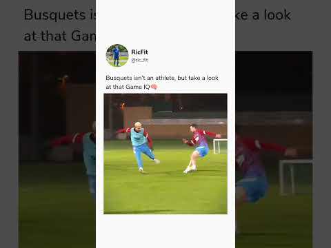 Busquets Isn’t An Athlete, But Take a Look at That Game IQ #shorts