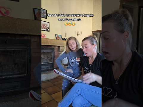 Les cours d’anglais à la maison, ça finit comment chez vous ? 😂