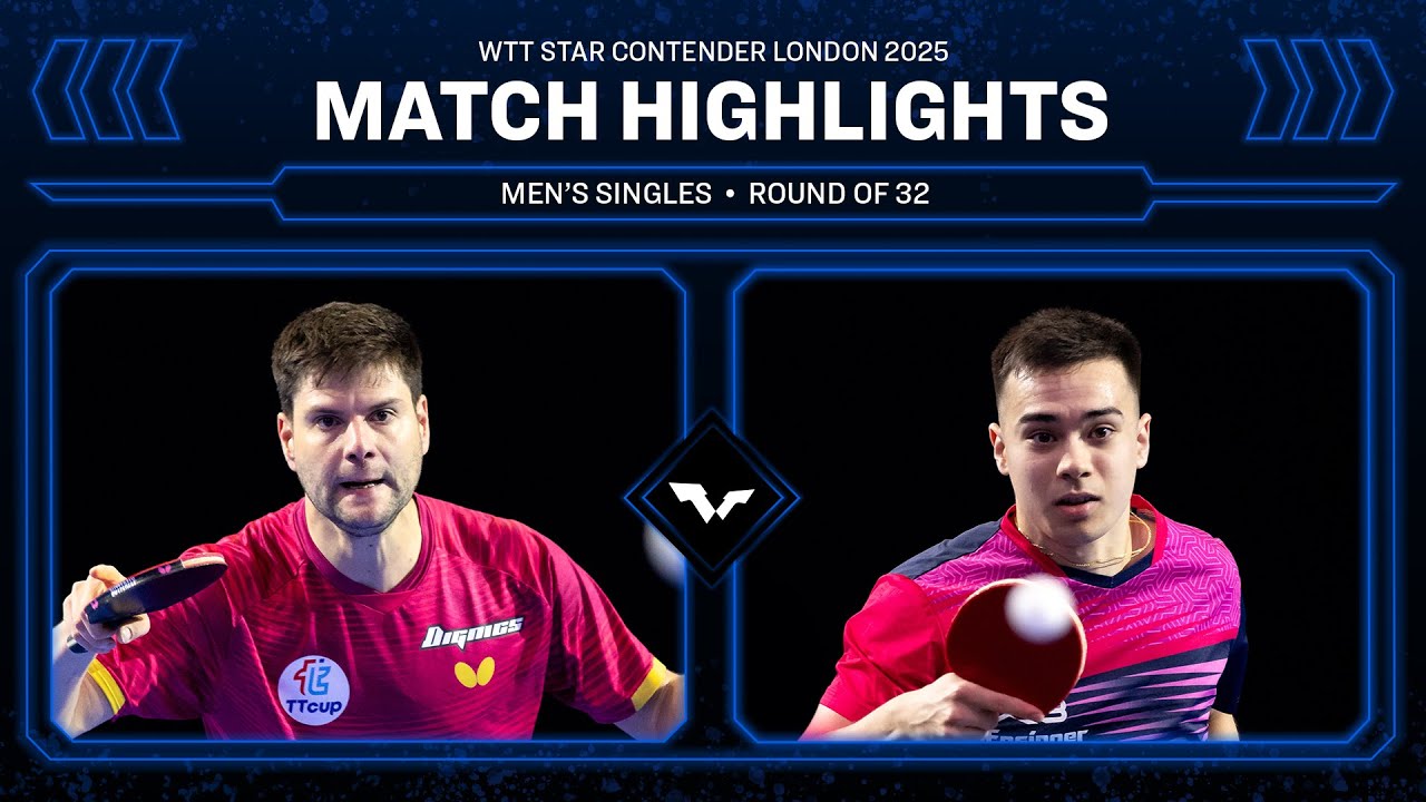 Dimitrij Ovtcharov Battles Kay Stumper in Exciting Round 32 Match at WTT London 2025 🏓