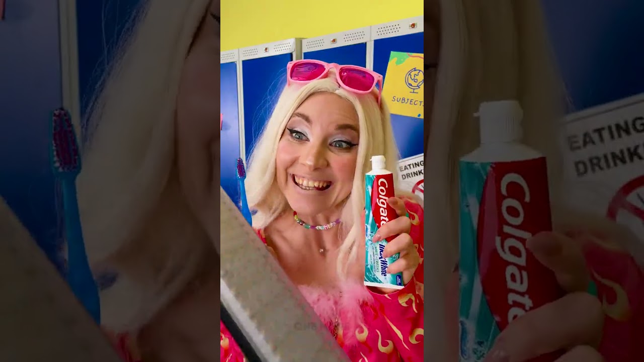 Lipstick Concealed Toothbrush Surprise 💄