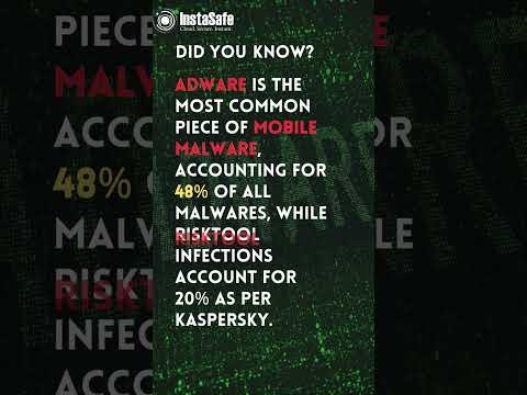 #AdWare is the most common piece of #mobile #malware #cybersecurity #zerotrust #viral #trending #zta