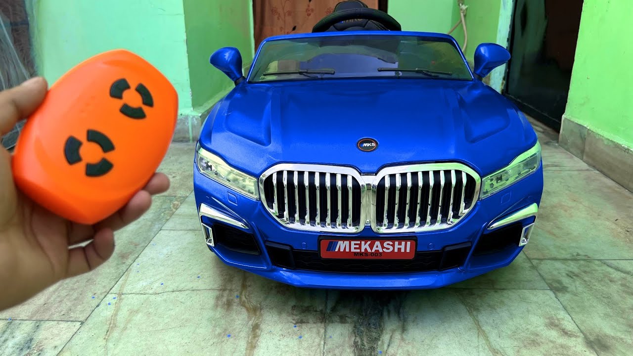 RC BMW CAR Unboxing, Fitting & Testing | Remote Control Ride on Bmw Car 🔥🔥