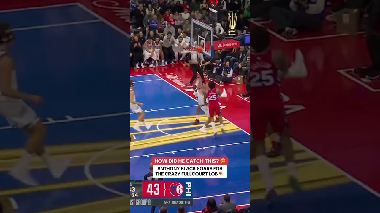 Anthony Black's Amazing Fullcourt Lob Finish 🏀
