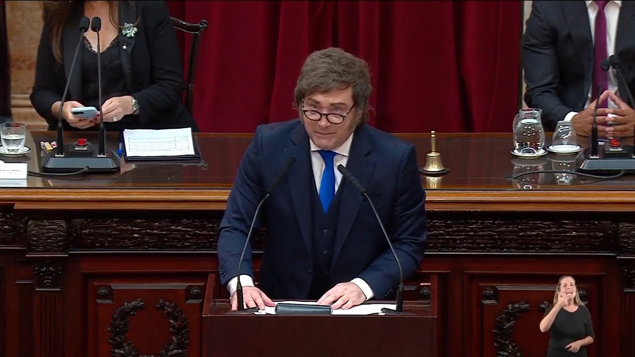 El discurso completo de Javier Milei en la apertura de las sesiones ordinarias