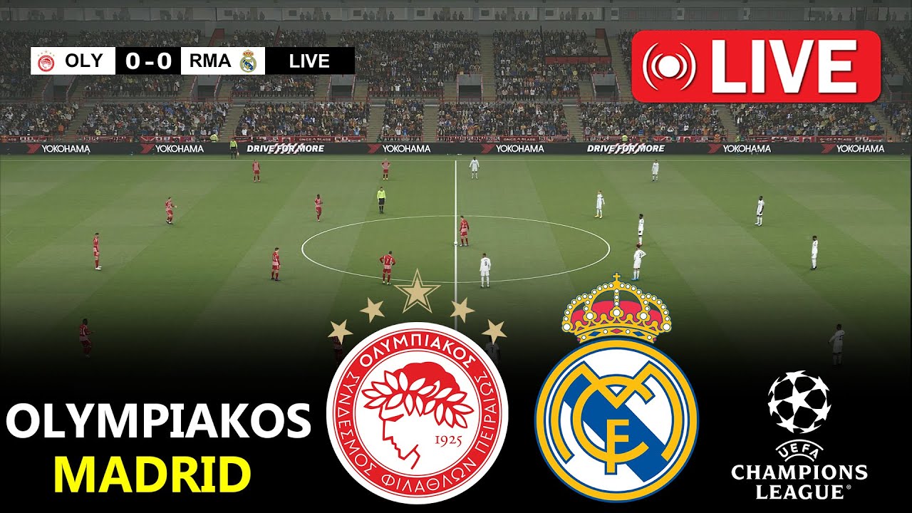 Olympiakos vs Real Madrid | UCL 2025/26 | PES 21 Simulation