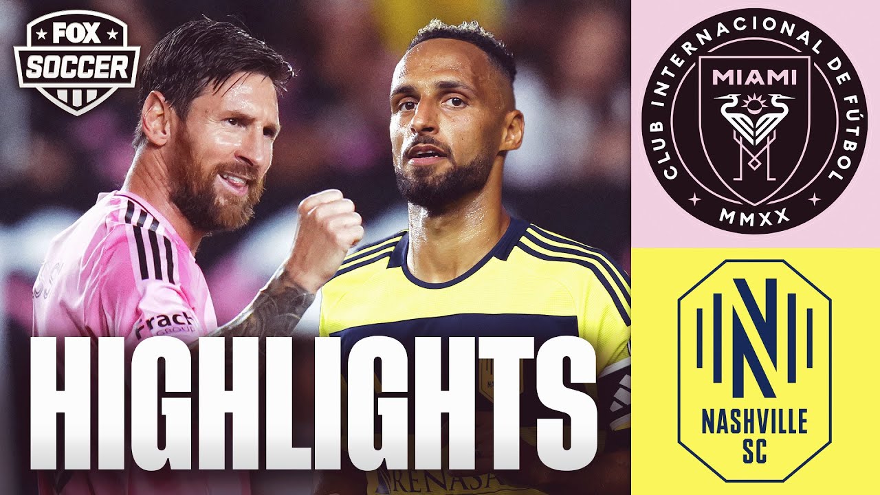 Inter Miami vs Nashville MLS Highlights ⚽
