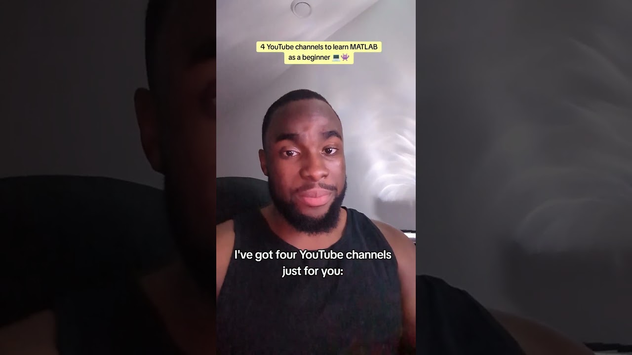 4 YouTube channels to learn MATLAB as a beginner: 1