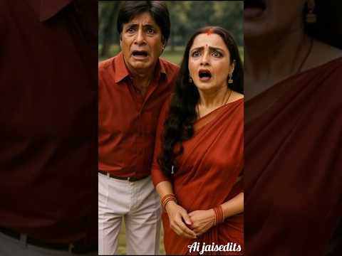 Amitabhbacchan rekha jayabacchan sanjeev kumar in parallel world#aiviralshorts#shortsfeed #amitabh