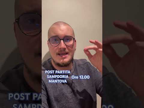 Post partita SAMPDORIA MANTOVA ore 12:00 #sampdoria #calcio #blucerchiati #genova #serieb