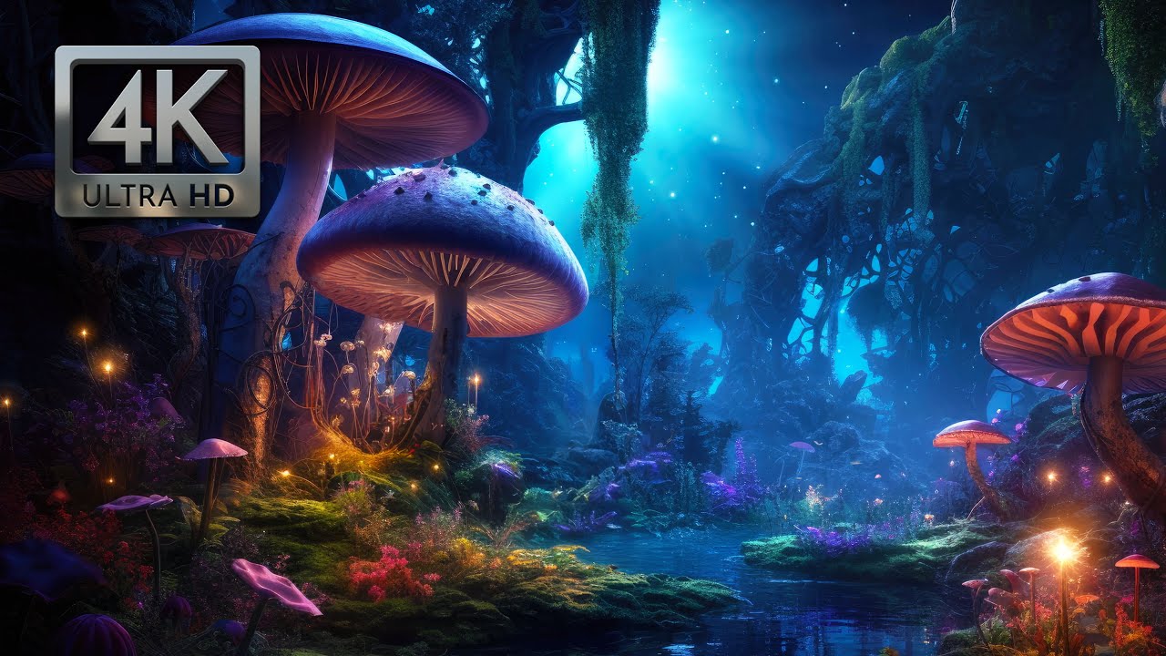 Enchanted Mushroom Forest Relaxing Ambience 🎶