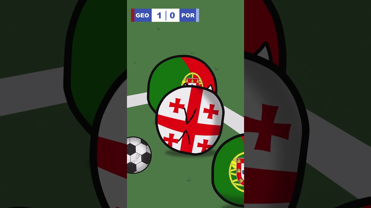 Georgia Shocks Portugal 2-0 in UEFA EURO 2024 🇬🇪