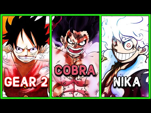 ¡LOS 5 GEARS DE LUFFY Y SUS HABILIDADES en One Piece!