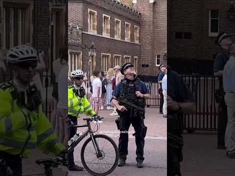 Major Security Breach! 🚨 Armed police sight unknown drone above Saint James’s Palace.