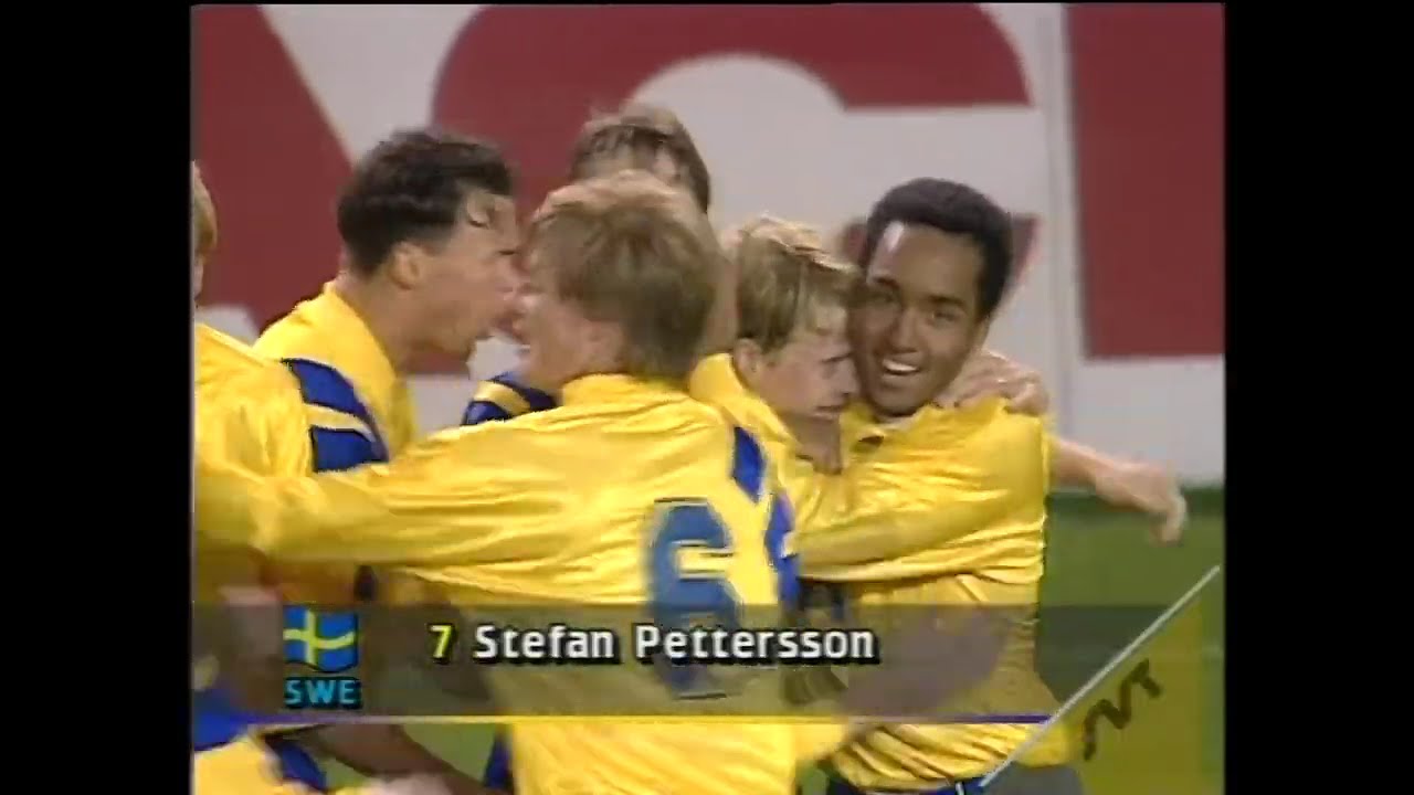 Höjdpunkter från Sveriges Framgångsrika VM-kval 1992 🇸🇪