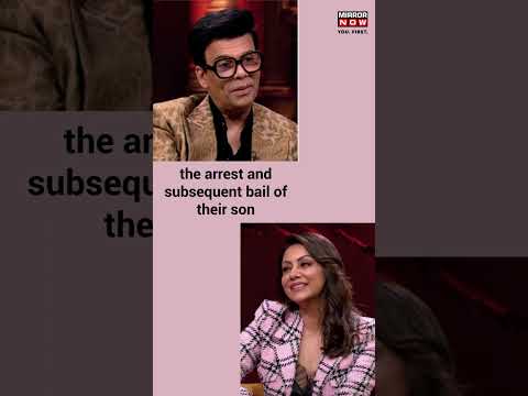Koffee With Karan | Gauri Khan Opens up About Aryan Khan's Arrest | Shah Rukh Khan #shorts